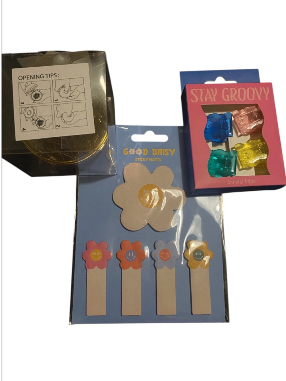 🔴 Daisy Sticky Note Stationary set